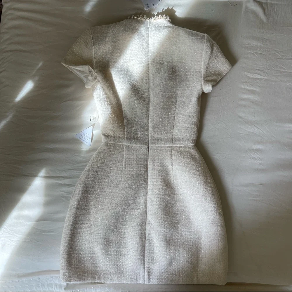 Brand New- Nadine Merabi Simone Ivory Dress 🤍✨ - Picture 12 of 15